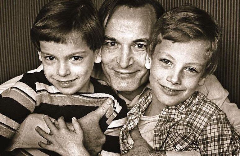 Лановой с сыновьями