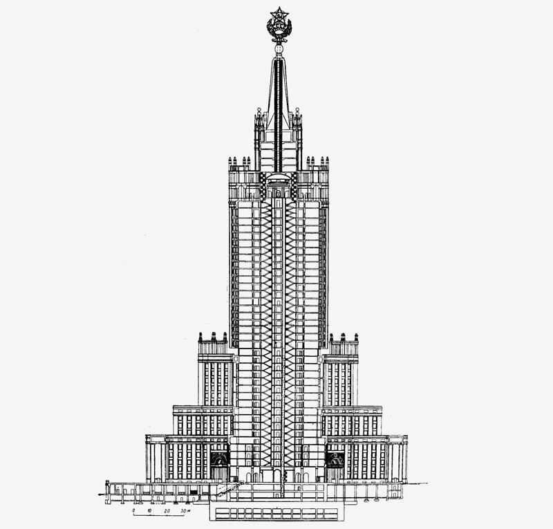 Сталинский ампир рисунок