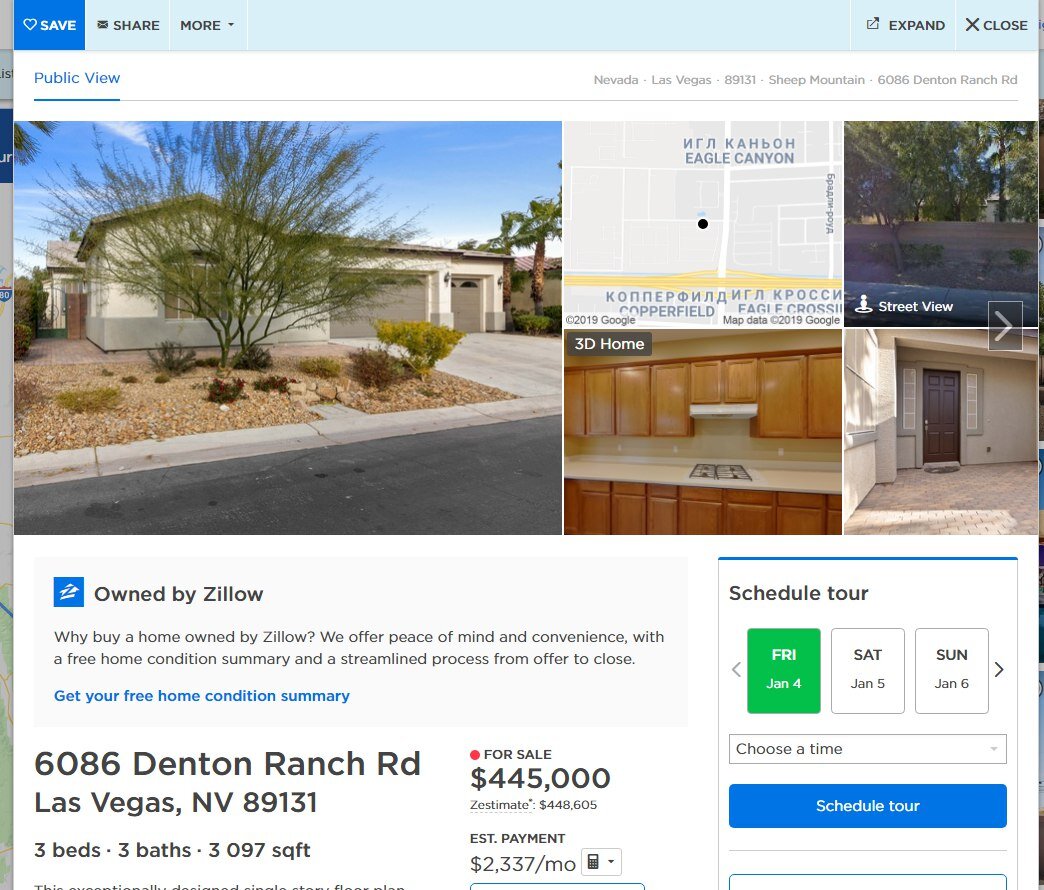 $445000 за весьма скромный домик в далеко не самом дорогом районе. Накиньте к этому всю необходимую мебель, электронику, налоги и с легкостью получите $500000. 