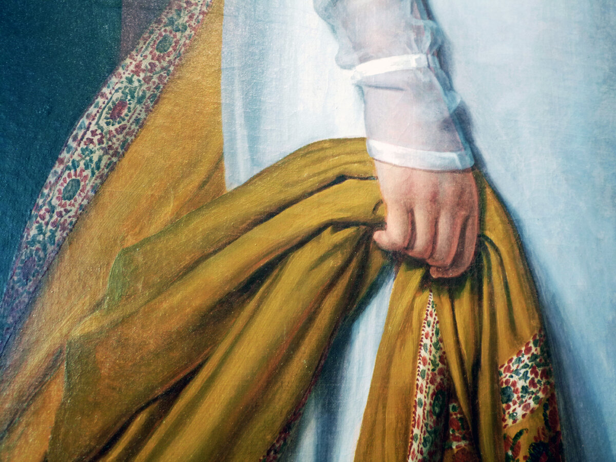 Кашмирская шаль 19 век