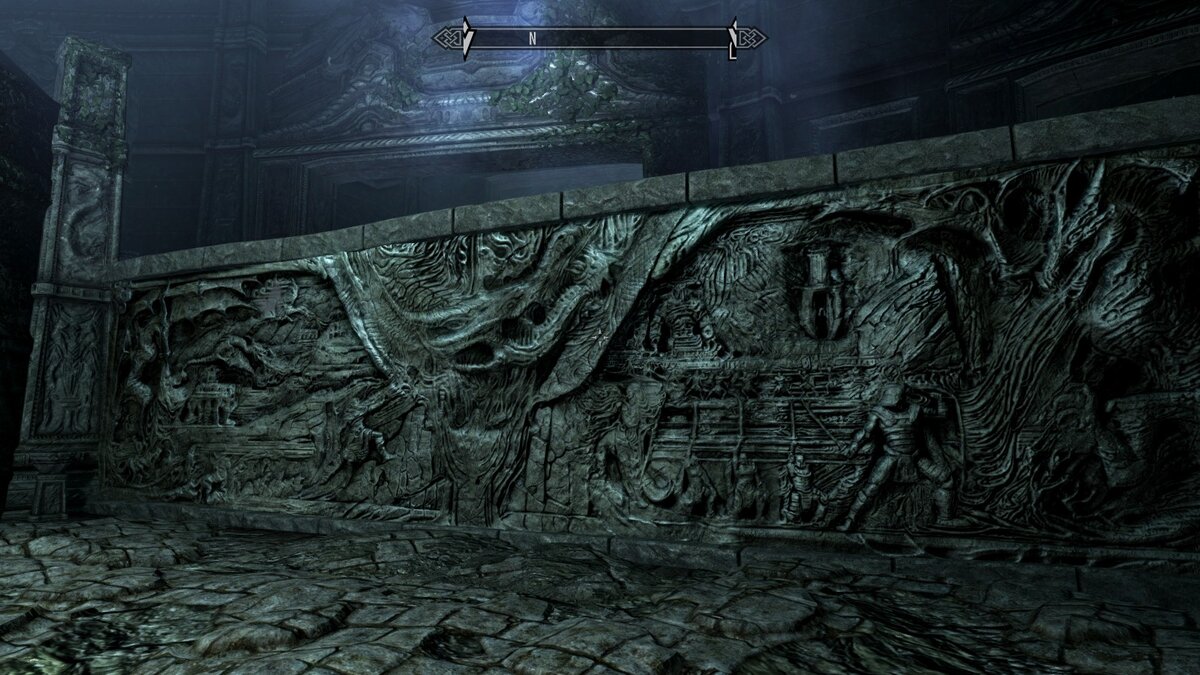 Все мы помним этот момент в Скайрим когда старик нас приводит и начинает рассказывать про драконов.Спустя 1 минуту стало на столько насрать что он говорит,  что пришлось выдумывать свой сюжет и реплику натирая лысину разработчиков.Не интересно,максимально примитивный диалект для детского сада.Халтура.