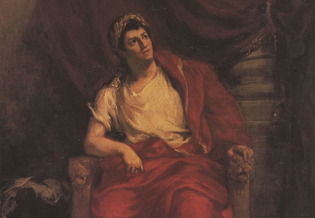 1. Франсуа-Жозеф Тальма в роли Нерона, картина работы Э. Делакруа