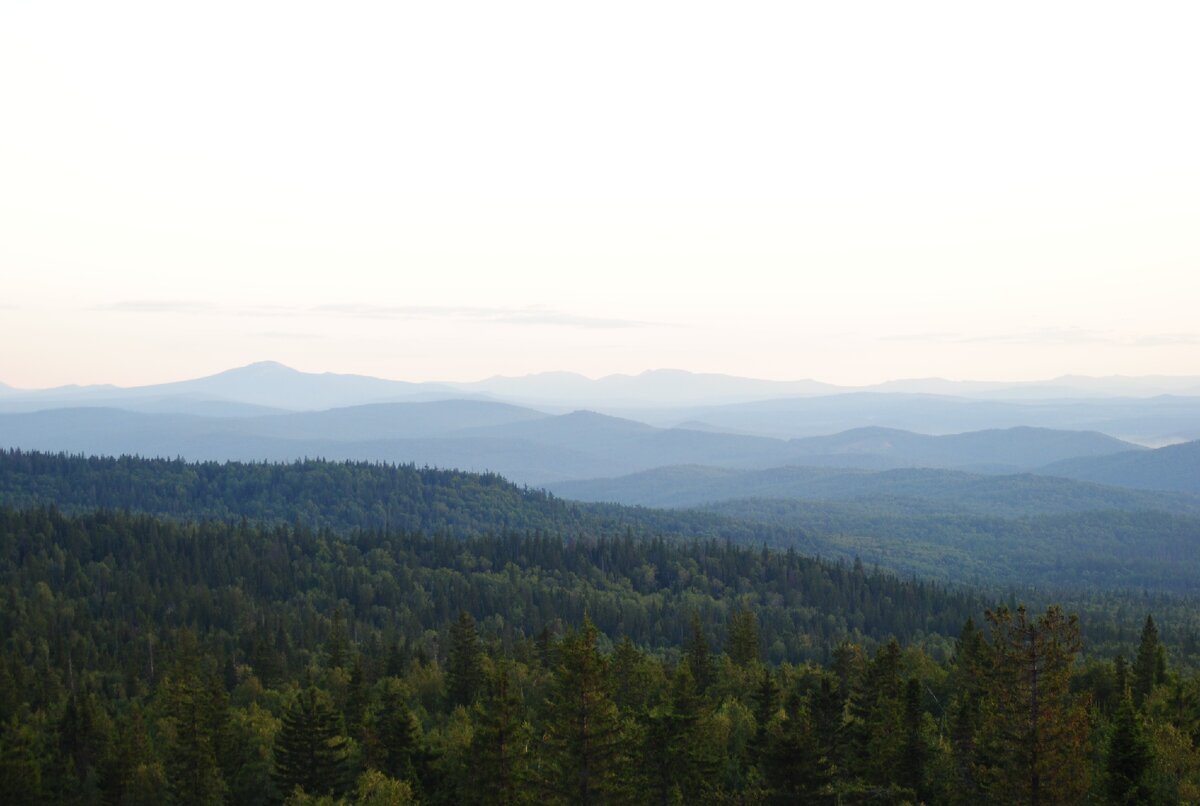 Вид с Черной скалы, Таганай