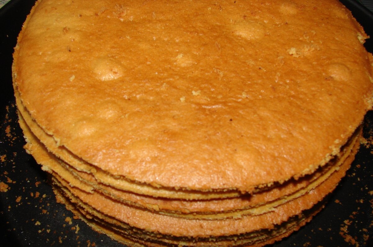 Корж для торта