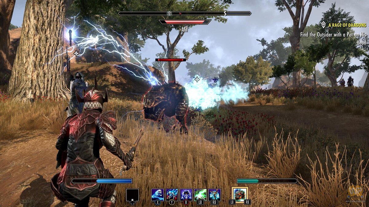 Кадры из игры TESO