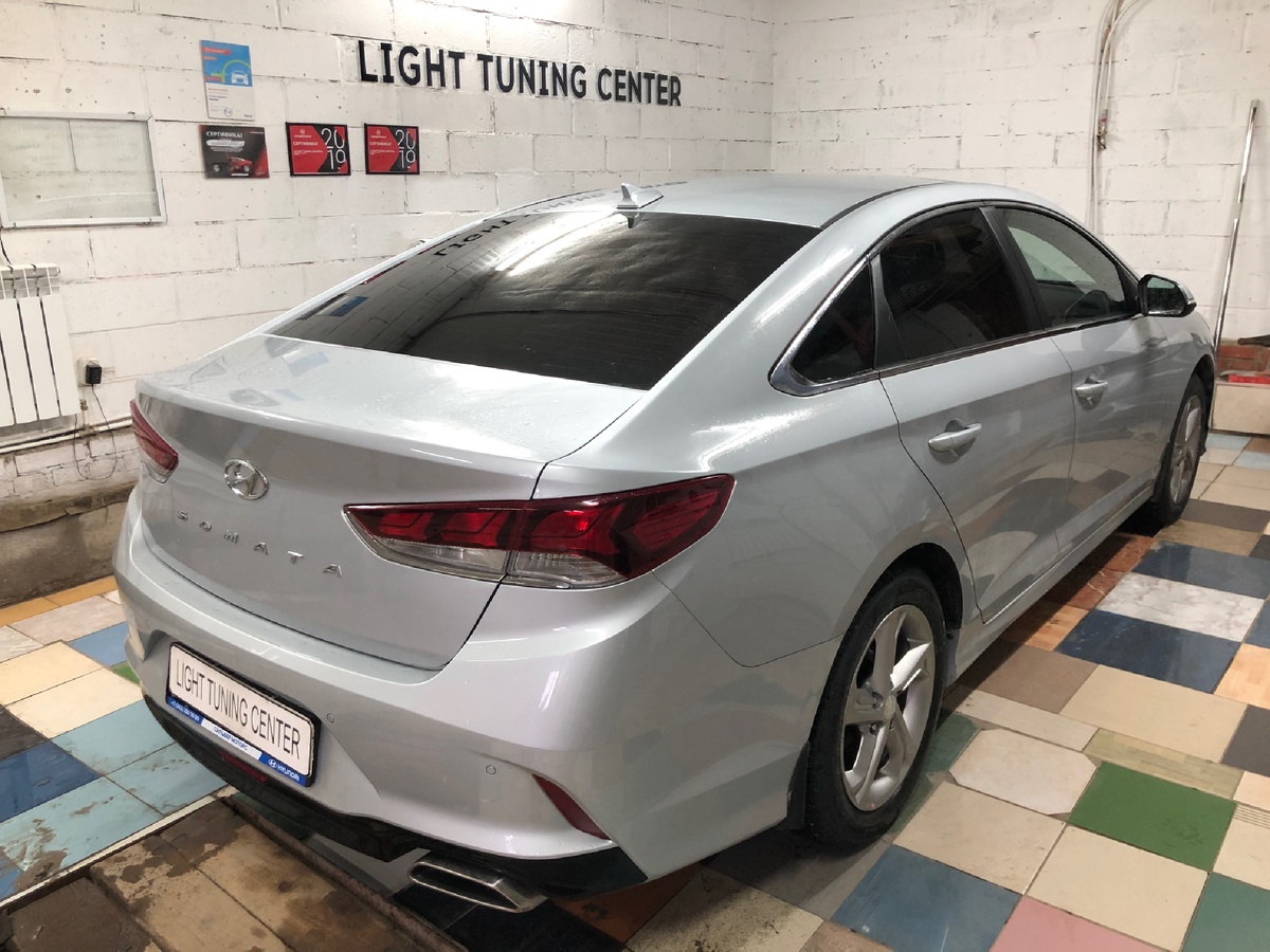Hyundai Sonata тонировка sunkontrol 5%