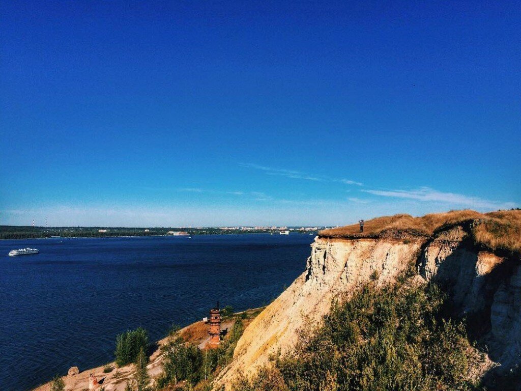 Высокий берег Волги, он же "Горная сторона". Именно оттуда пришли тептяри (татары) на Южный Урал.