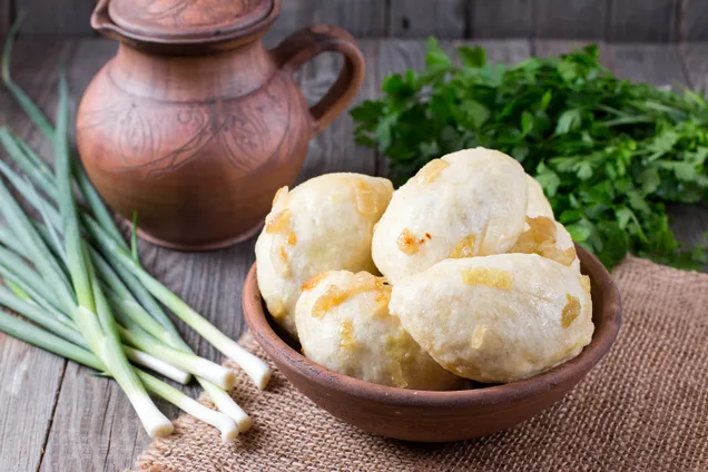 Галушки на пару 