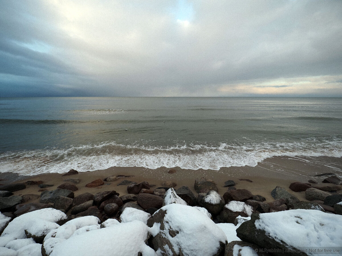 зимнее балтийское море