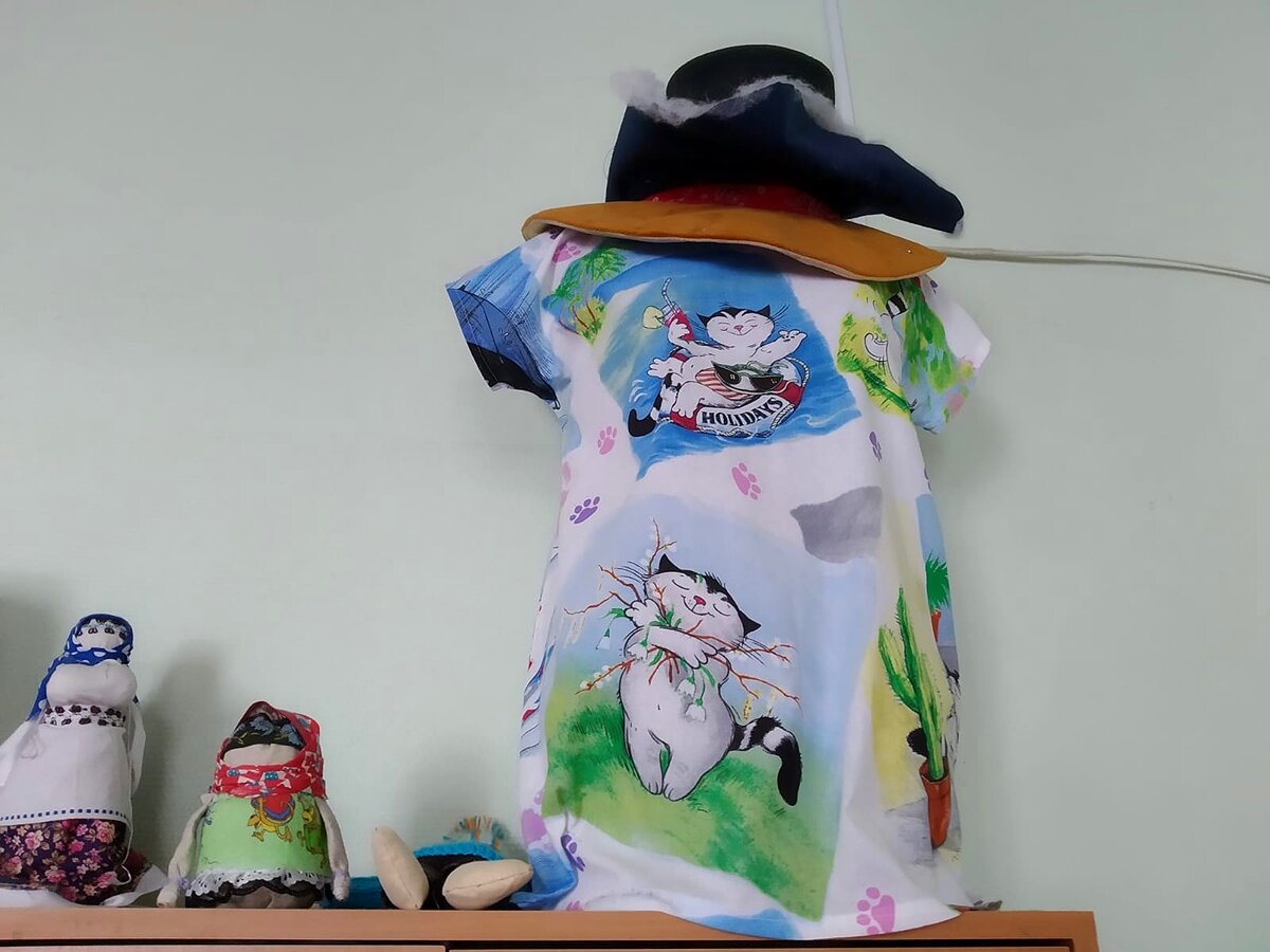 В кабинете Технологии у девочек. Фото автора