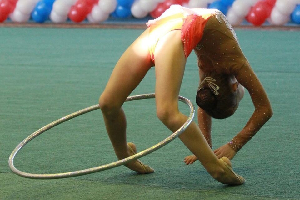    Художественной гимнастикой Дарья занимается с трех лет Олег УКЛАДОВ