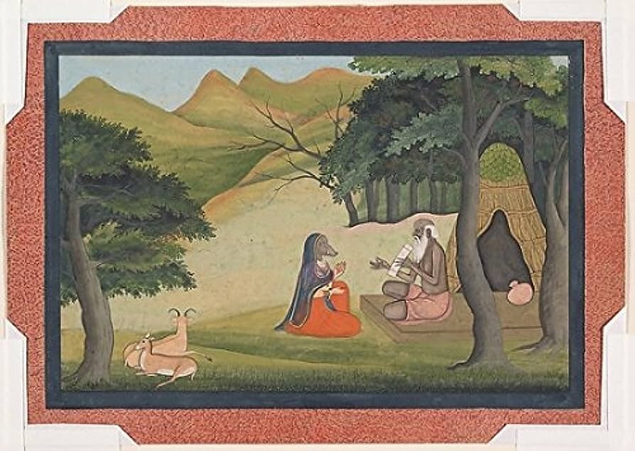 Мудрец Нарада рассказывает о значение Врат. Изображение: templepurohit.com