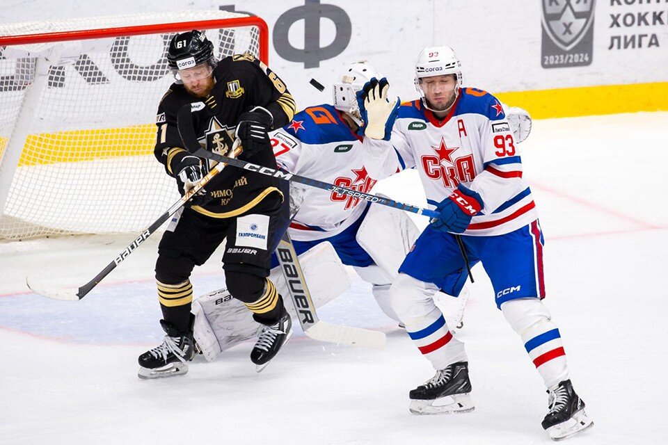    Матч завершился со счетом 1:2. ХК «Адмирал»