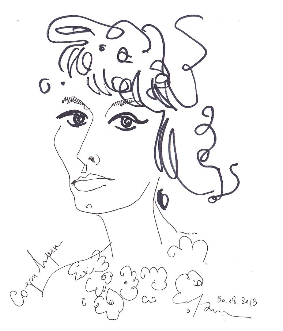 Олег Фёдоров "Софи Лорен (из икла "Мужское-Женское". 2013