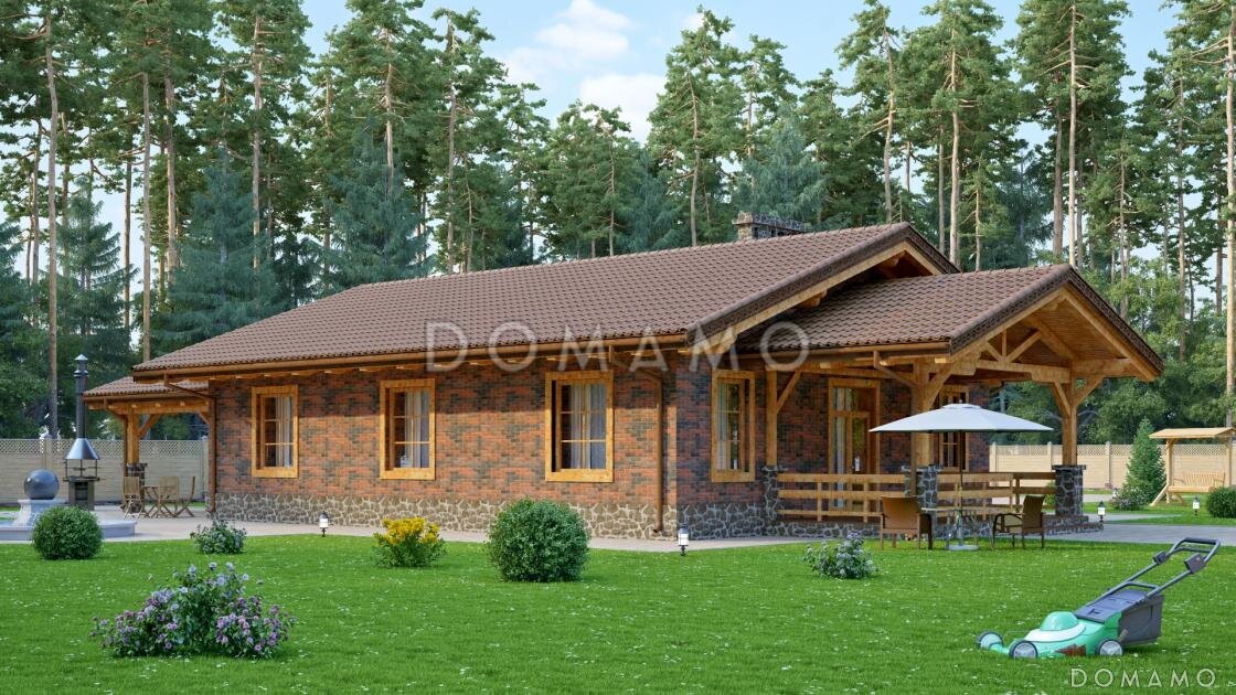 Проект D2837 — вид со стороны террасы