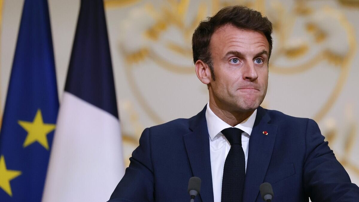    Президент Франции Эммануэль Макрон© AP Photo / Ludovic Marin