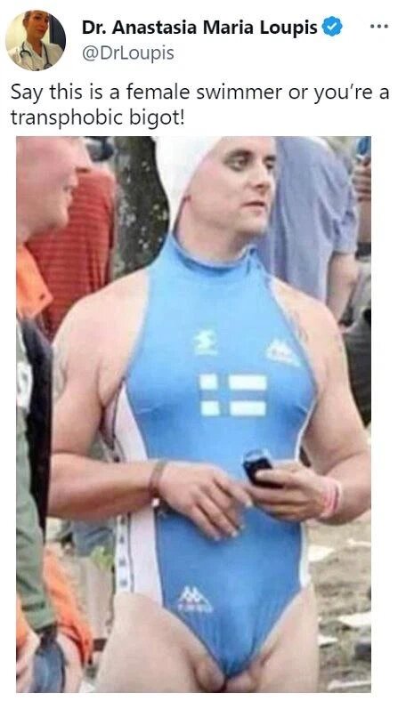 Доктор Мария Лопес"скажи, что это женщина пловчиха или ты фанатик трансофоб"