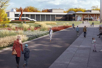    Проектное решение дворца пионеров на Воробьевых горах © Сайт мэра Москвы