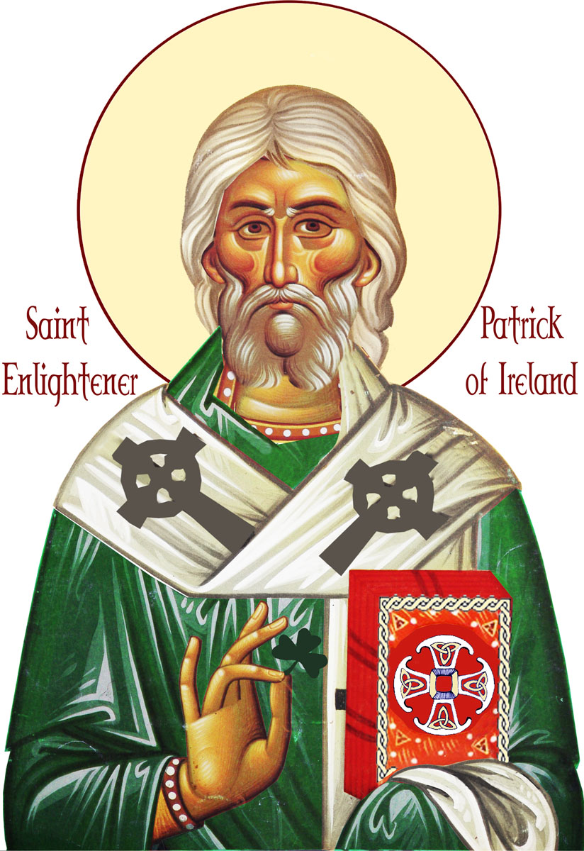 Патрикий ирландский икона. Св Патрикий Просветитель Ирландии. Святой Патрик ирландский. Святой Патрик икона православная.
