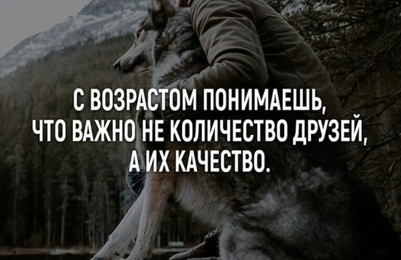 Количество важный. С возрастом понимаешь. С возрастом понимаешь что важно не количество друзей а их качество. Важно не количество а качество. С возрастом понимаешь цитаты.