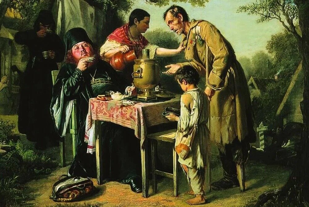 В.Г. Перов Чаепитие в Мытищах