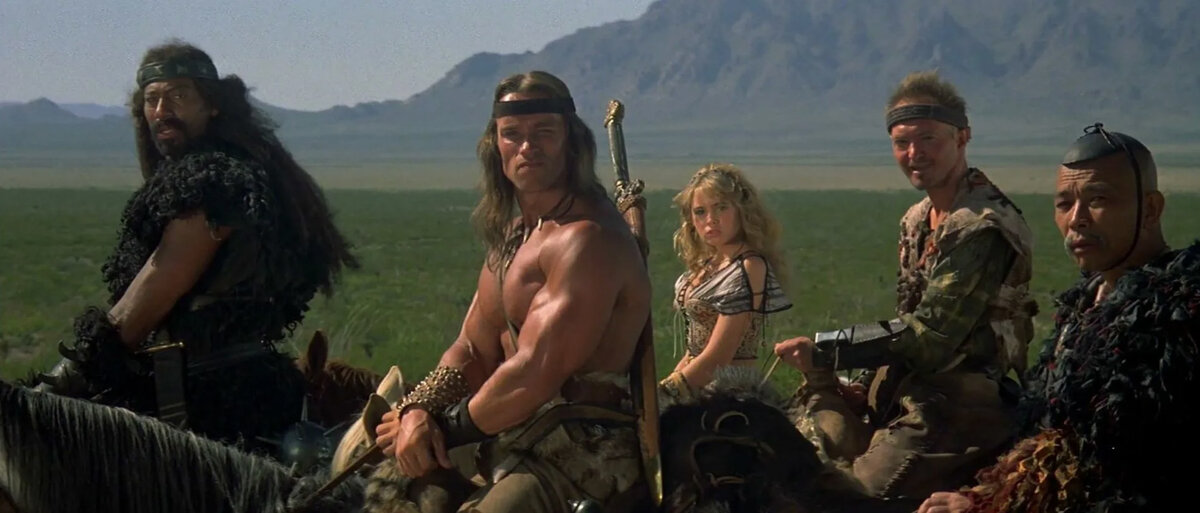 Кадр из фильма "Конан-разрушитель" (1984)