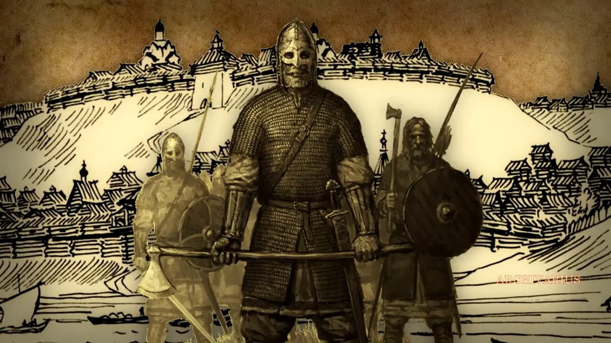 Ушкуйники, русские речные пираты.