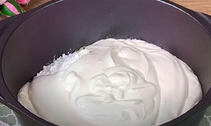 Нежный йогуртовый торт к чаю без выпечки 