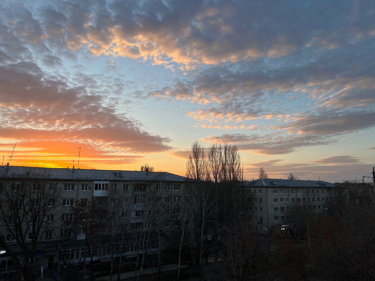 Красивый закат