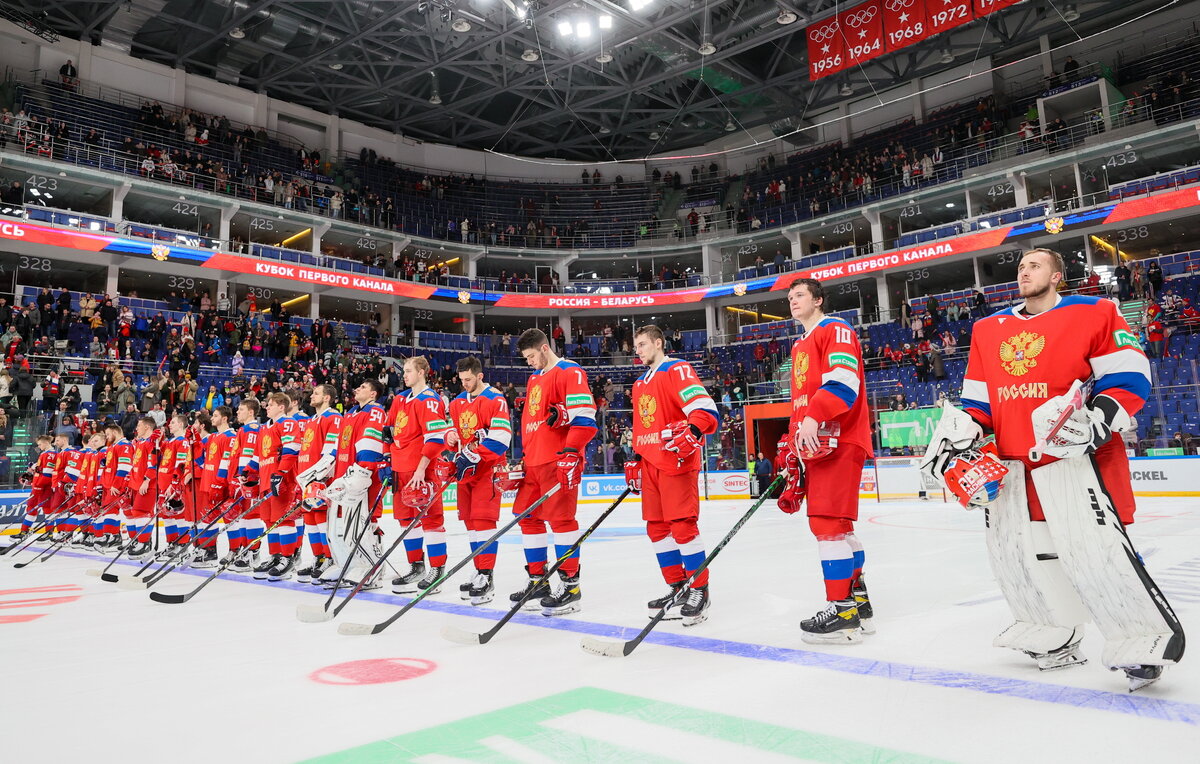    Хоккеисты сборной России  Сергей Савостьянов/ТАСС