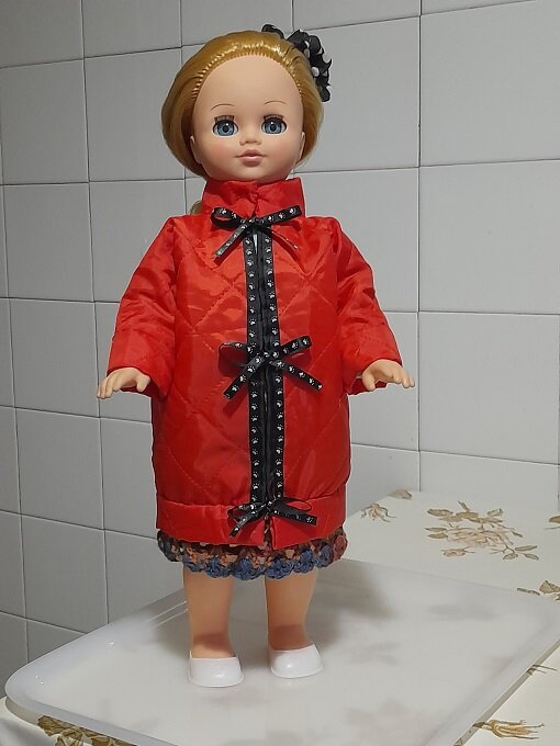 Куртка-стёганка "Красное и чёрное". Март, 2023. 