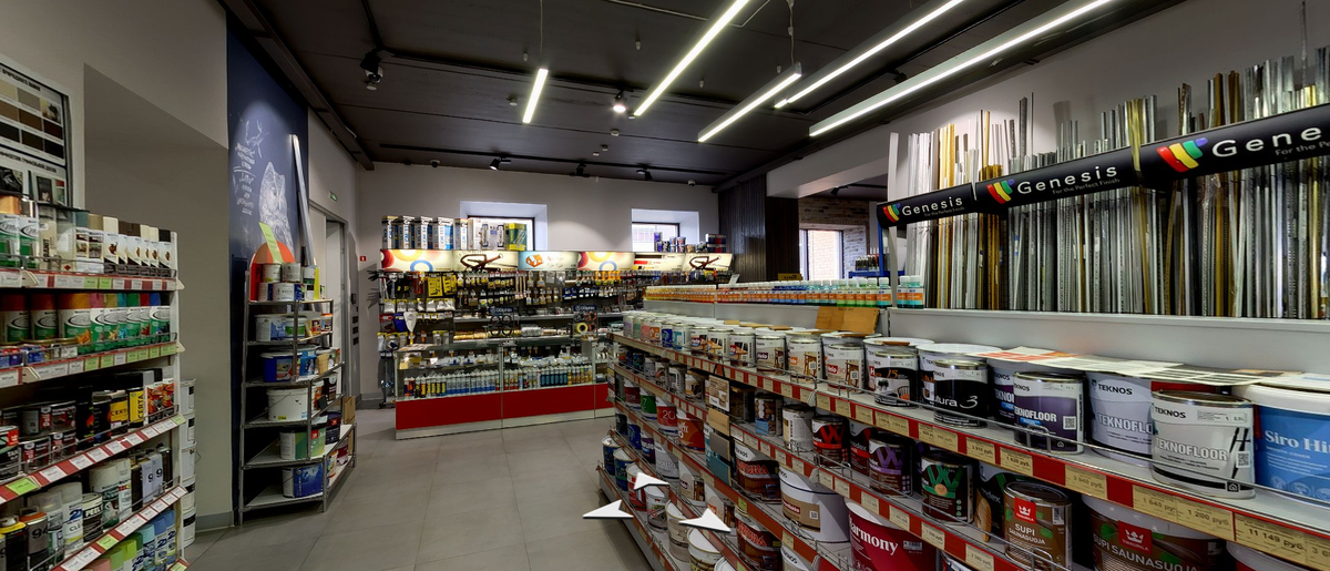 Виртуальный тур по строительному магазину 