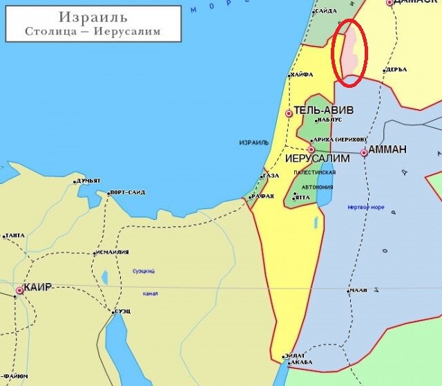 Израиль новости карта