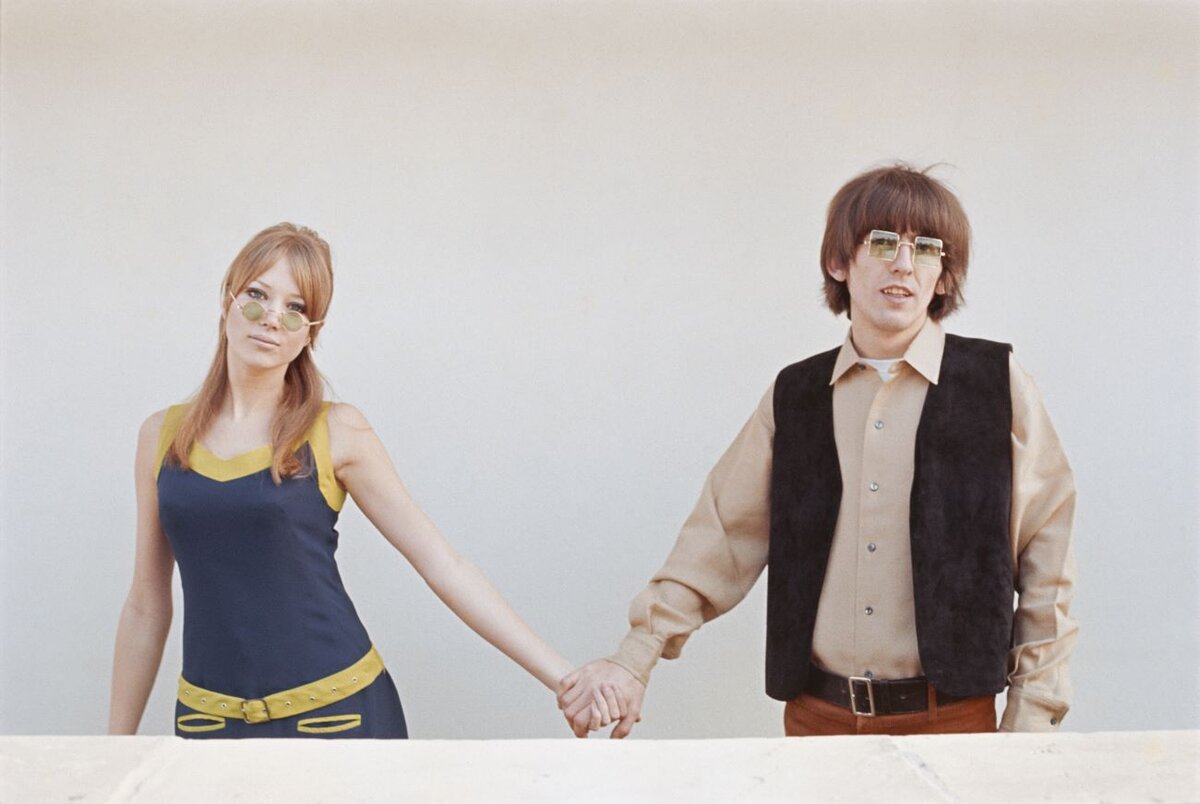 Pattie Boyd and George Harrison