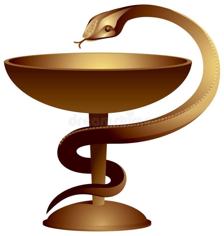 Сосуд Гигеи - символ медицины