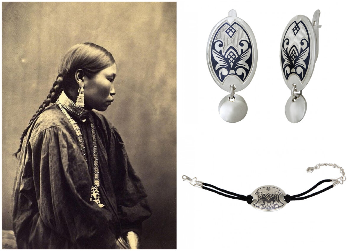 Портрет женщины Дата съемки: 1882 - 1884 Якуты, История России в фотографиях