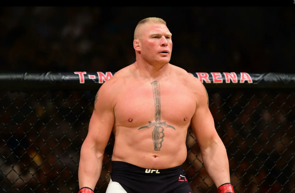 Брок Леснар одолел в последнем бою Френка Мира, но не мог защищать титул из-за проблем с кишечником