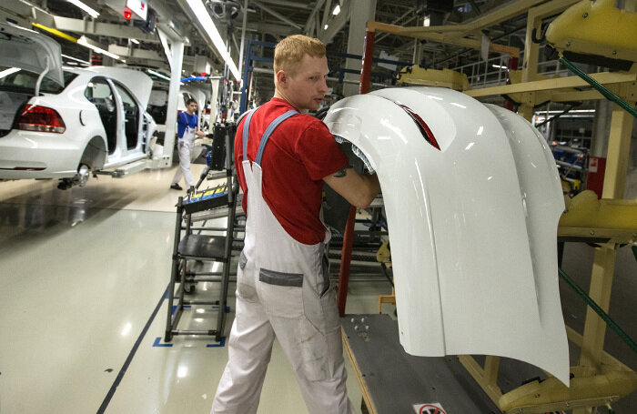    Завод Volkswagen Group Rus в Калуге. Архивное фото.Станислав Красильников/ТАСС