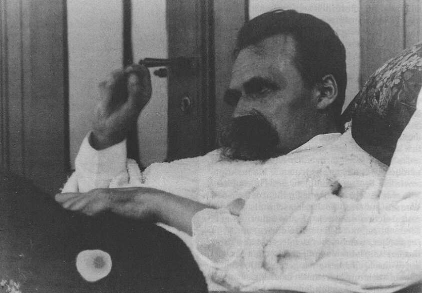 Фридрих Ницше в больнице незадолго до смерти