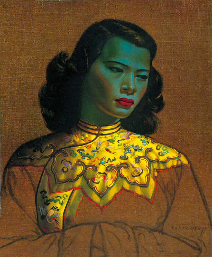 Владимир Третчиков. "Зеленая леди"\"Китайская Монализа"