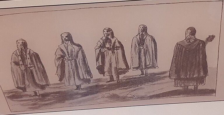 Псково-Печерские иноки. XVII в. Фотография из личного архива автора