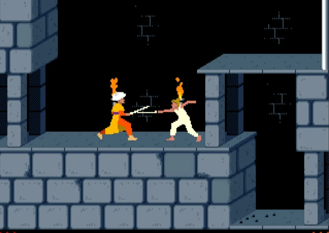 Игра принц старая игра. Prince of Persia (игра, 1989). Принц Персии первая игра. Принц оф Персия 1989. Принц Персии игра Старая 1990.