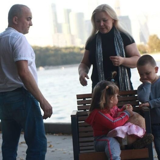 Цэбак Виктор и семья