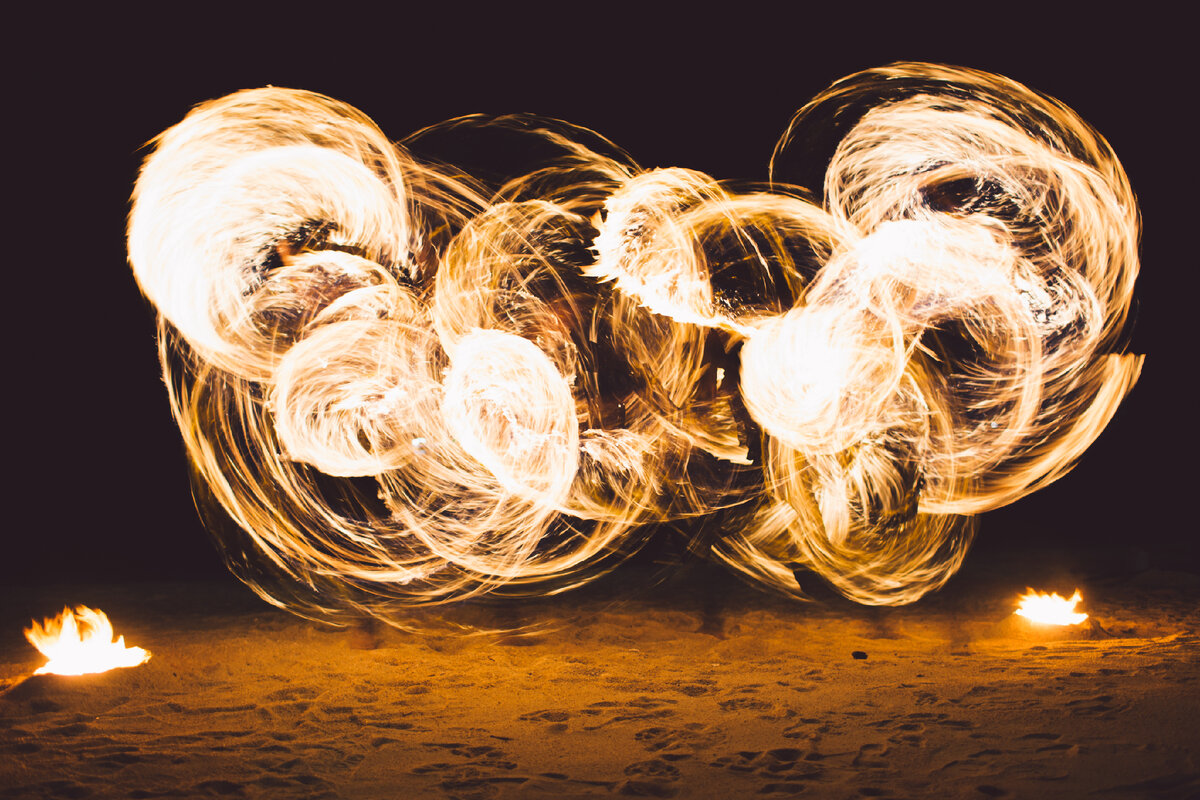 Управлять огнем получается не у всех