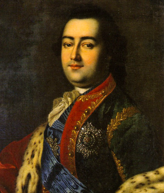 Алексей Григорьевич Разумовский (1709 - 1771). Портрет работы неизвестного художника, середина 18 века.
