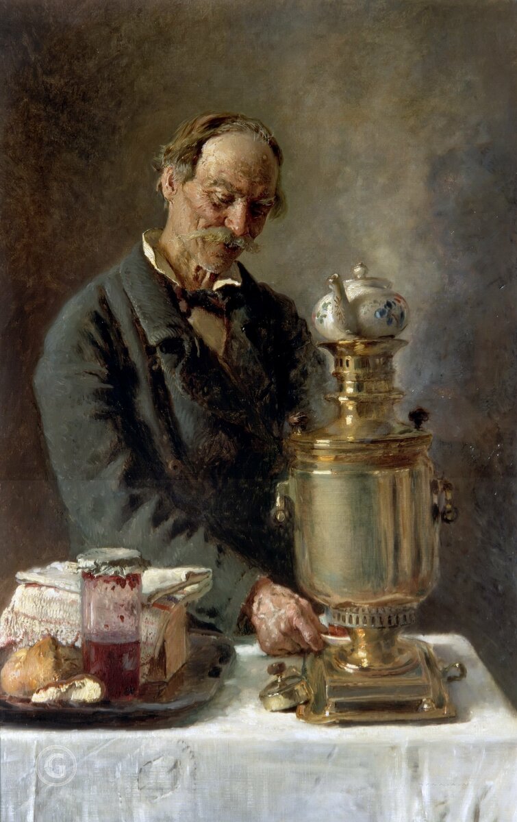 Алексеич. 1881-1882, Холст, масло. 93 x 60 см, ГТГ,  Маковский Константин Егорович