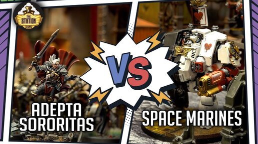 ADEPTA SORORITAS vs SPACE MARINES I Battlereport 1000pts I Warhammer 40000