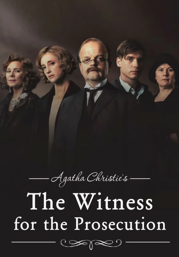 Промо-обложка для сериала "Свидетель обвинения / The Witness for the Prosecution"