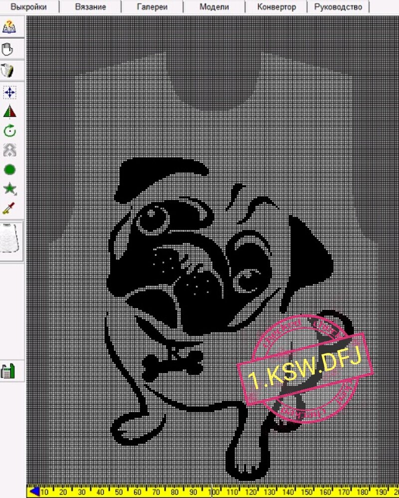 Мопсик. Такого хорошенького пёсика можно связать на джемпере в подарок для владельца данной породы или для любителей собачек. Другие породы тоже буду выкладывать 👌👌👌