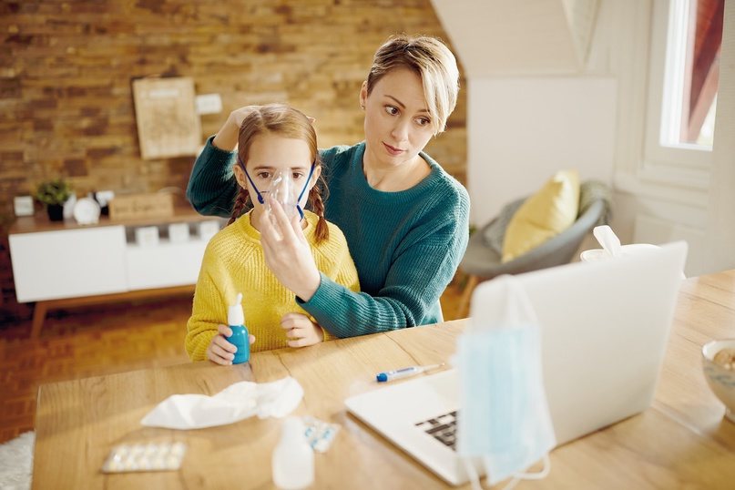 Астма может походить на респираторное заболевание. Точный диагноз поставит только врач после обследования, в том числе после специфического аллергологического.